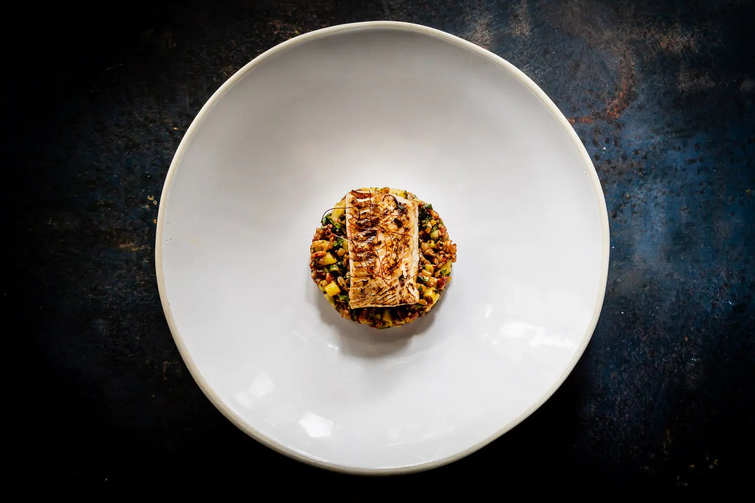 GLAZED-BLACK-COD-WITH-RED-RICE-HARISSA FINE & WILD