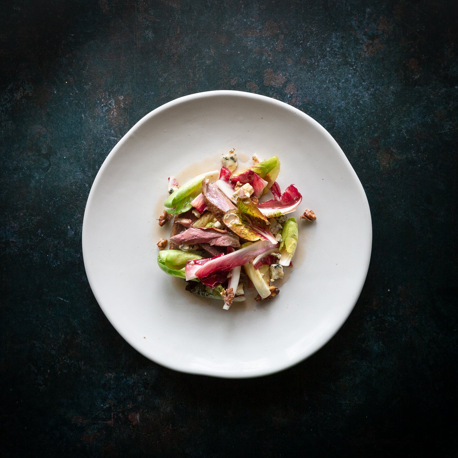 Squab Pigeon, Stilton & Walnut Salad | FINE & WILD UK 