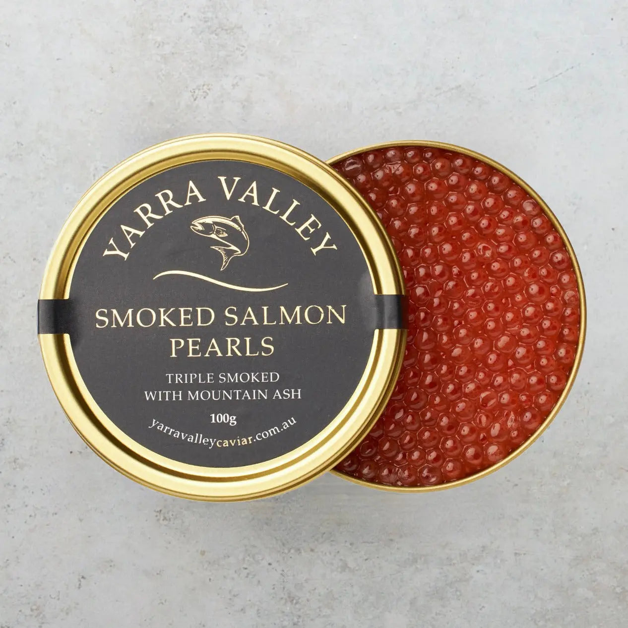 YARRA VALLEY SMOKED SALMON ROE 100g 
