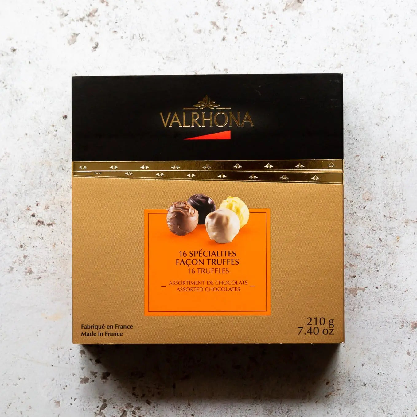 VALRHONA 16 ASSORTED TRUFFLES 210g 