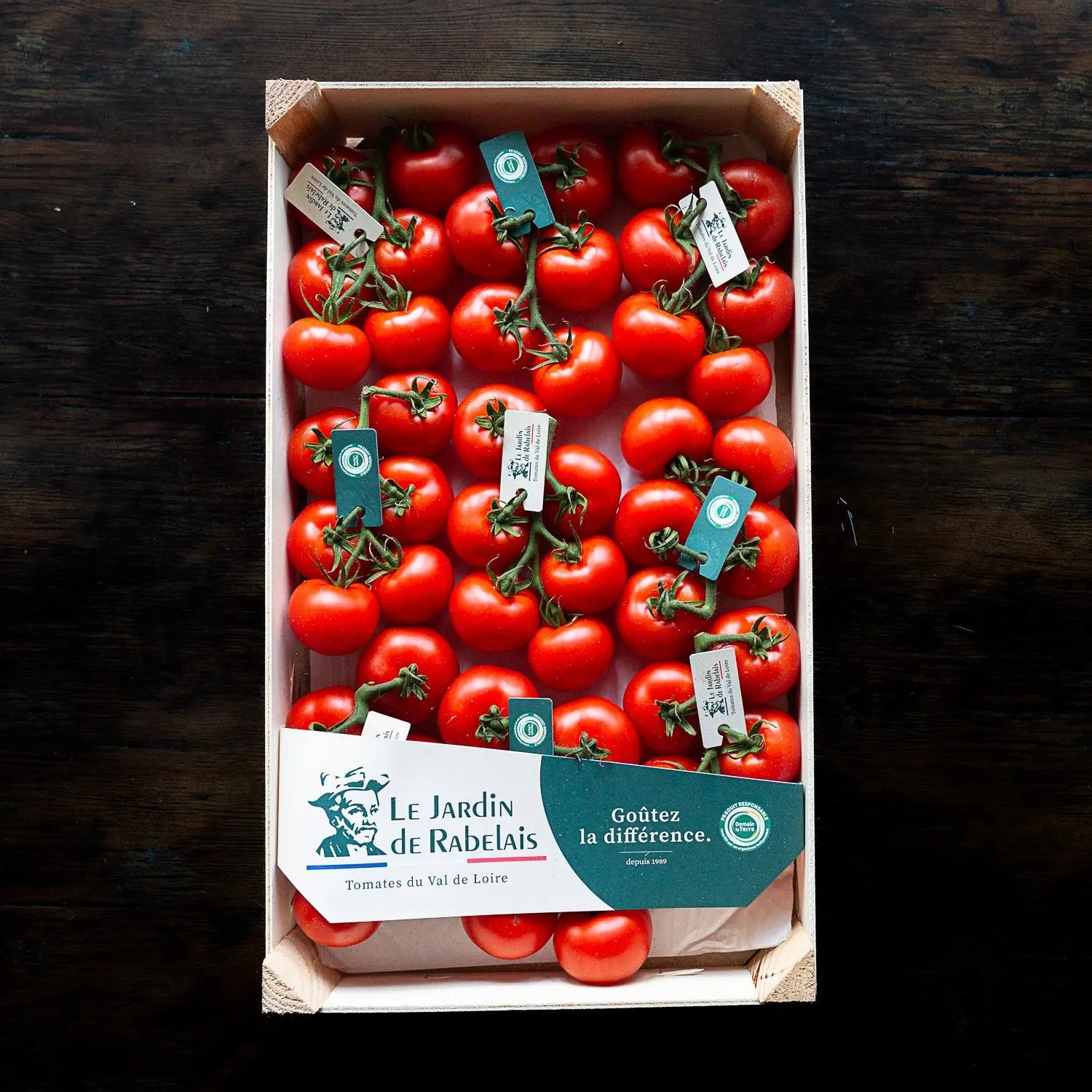 LE JARDIN RABELAIS - VINE TOMATOES 500g± 